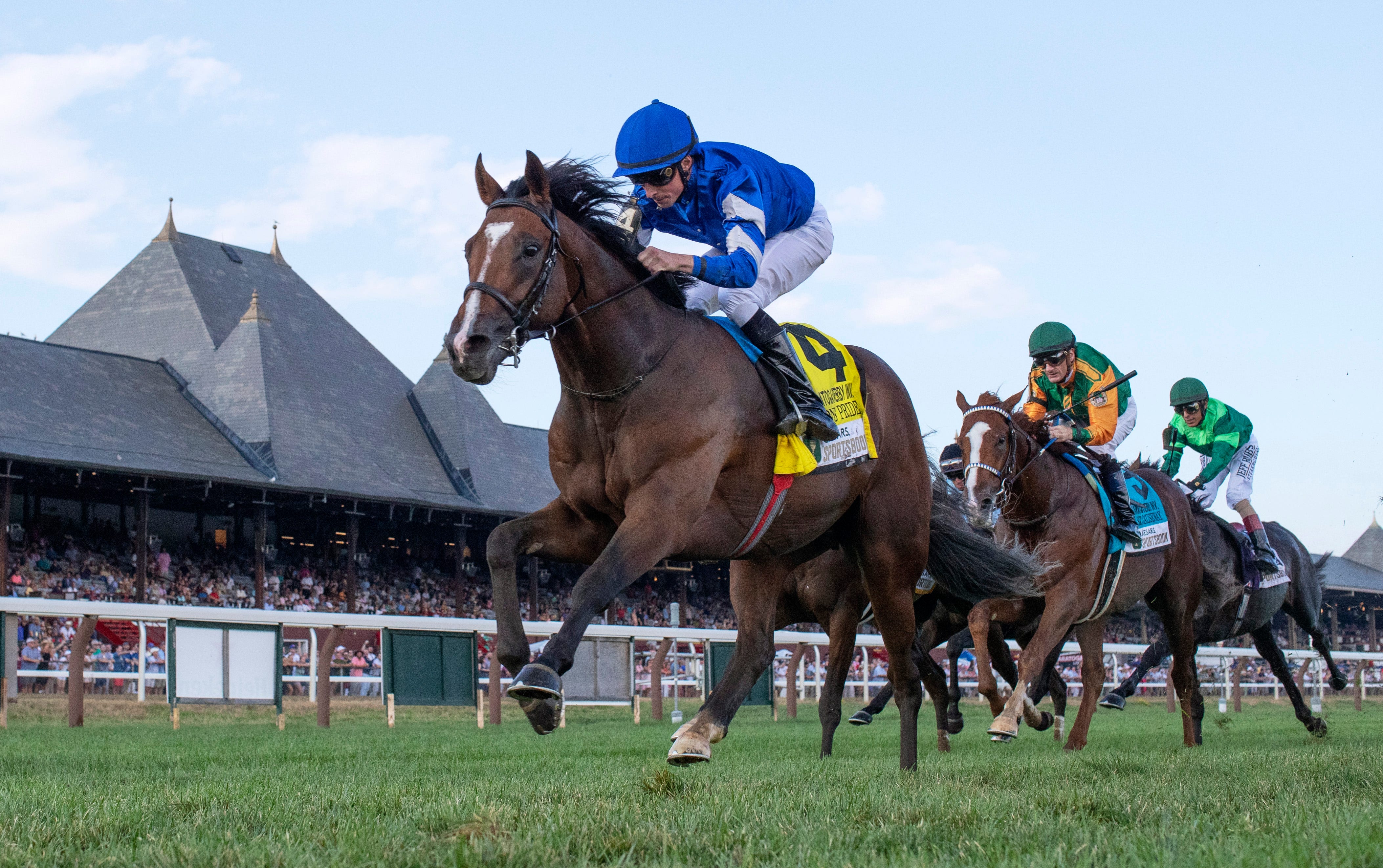 El irlandés Nations Pride se reivindicó al ganar el Saratoga Derby